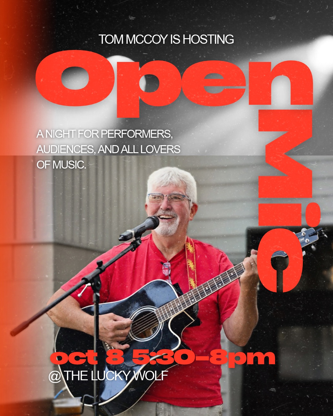 Open Mic with Tom McCoy
